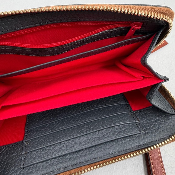 Dooney & Bourke Leather Wristlet - Picture 7 of 9